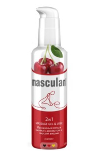 Массажное масло "Masculan" с ароматом вишни 130 мл